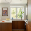 Brown porcelaine lighting fixture.