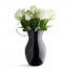 black enamel vase