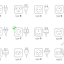 Green outlet with double toggle switch.