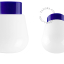 Blauwe, porseleinen lamp.