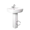 Lavabo en céramique.