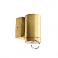 brass wall spotlight ideal for lighting façade