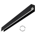Black linear architect lamp.