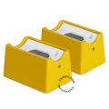 Yellow S14s lamp holders.