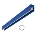 Lampe bleue d'architecte linéaire.