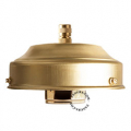 Brass lamp holder for pendant light.