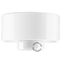 White porcelain lamp.