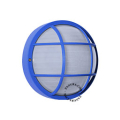 Lampe hublot bleue d'extérieur.