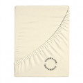 fitted sheets uni beige bed linen