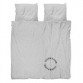 duvet cover uni grey  bed linen