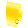 Yellow porcelain wall light.