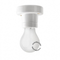 Lampe en porcelaine blanche.