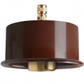 Brown replacement lamp holder for ceiling lamp.