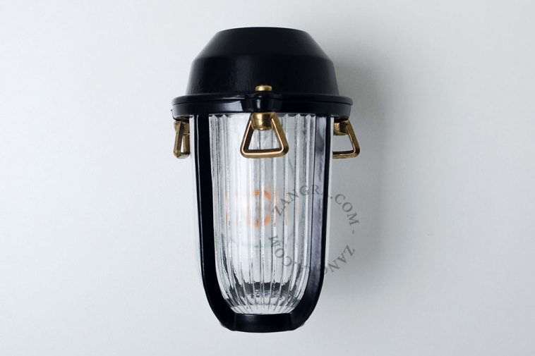 black ship light for bathroom or outdoor use