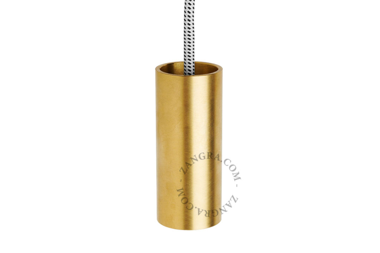 Brass pendant light.