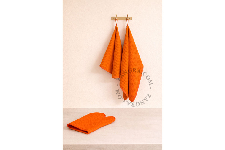 Gant de cuisine en nid d'abeille.