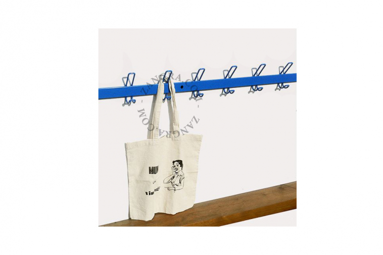 blue coat rack