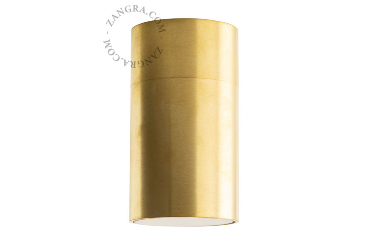 brass ceiling spotlight for bathroom or outdoor use