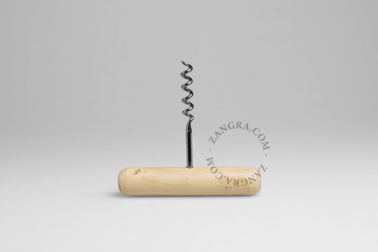 wooden corkscrew