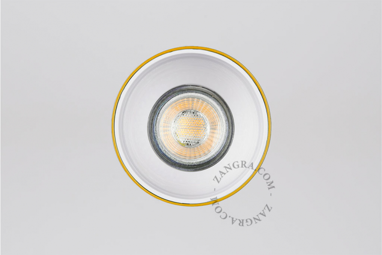 surface-mounted yellow LED spotlight