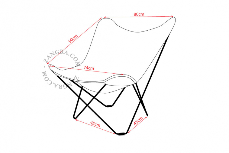 butterfly-AA-frame-chair-BKF