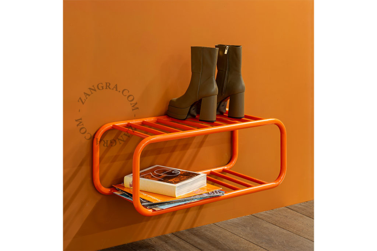 Retro shoe rack.