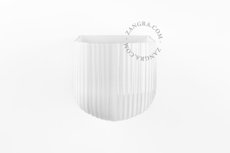 Candeeiro de parede Art Deco em vidro.