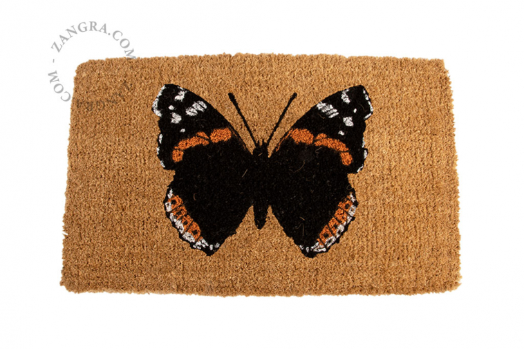 Ontwijken monteren Leuk vinden Kokos deurmat - vlinder | zangra