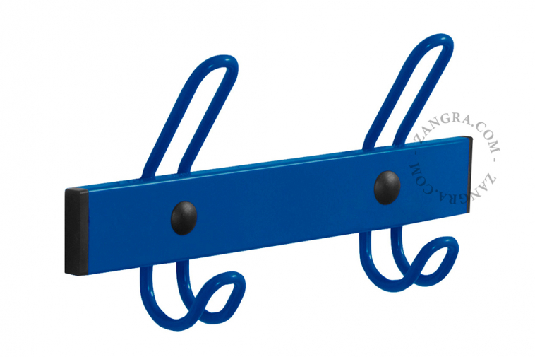 blue coat rack