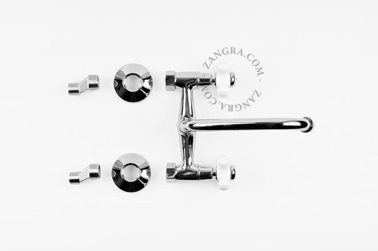 Robinet mélangeur rétro.