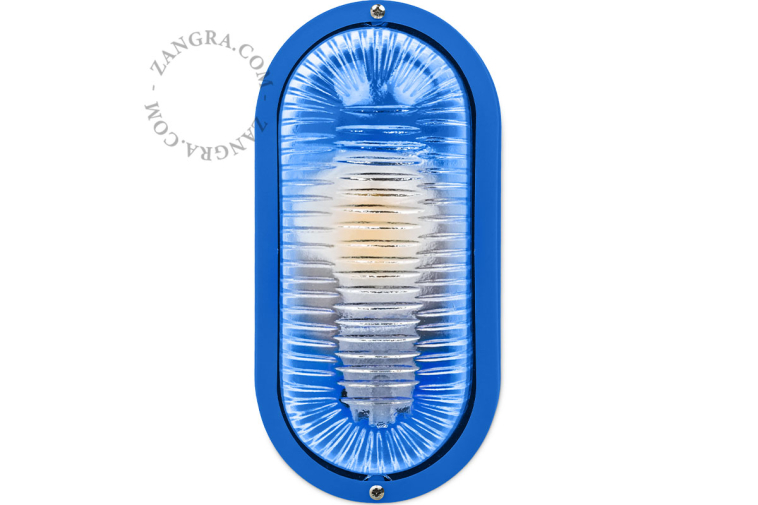 blue bulkhead light Dalida - IP44