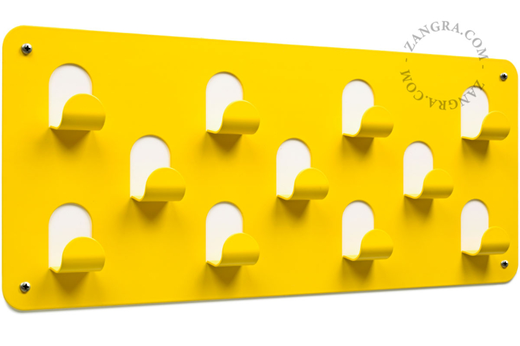 wall-mounted coat rack