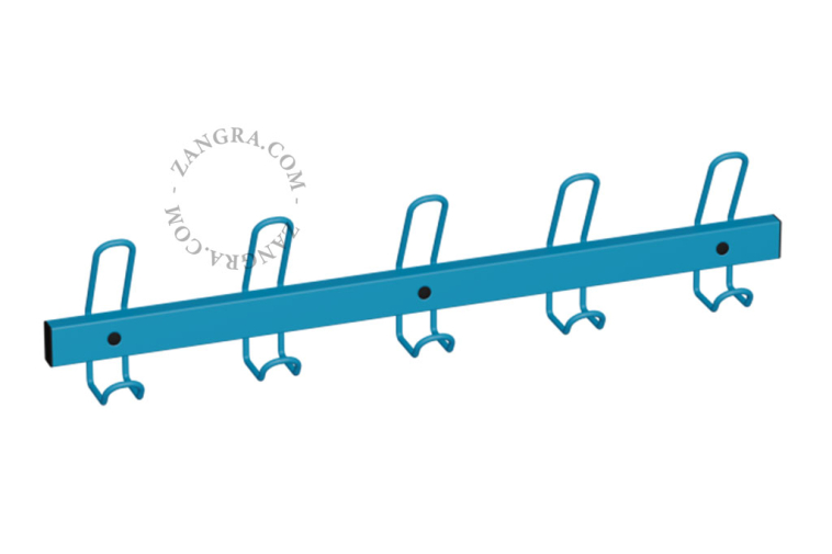 blue coat rack
