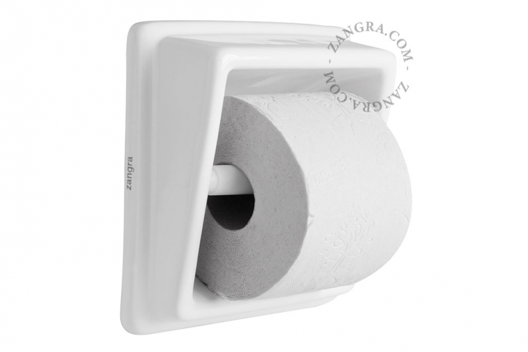 Now A Recessed Porcelain Toilet, Porcelain Towel Holders Bathrooms