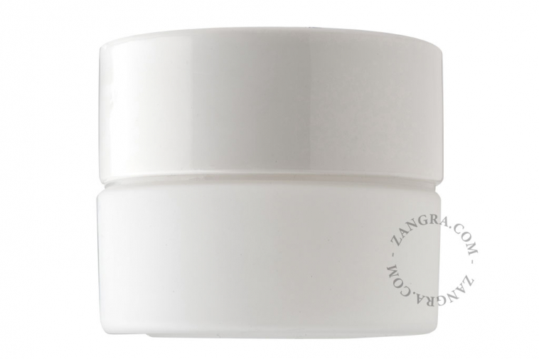 white porcelain light for bathroom or outdoor use