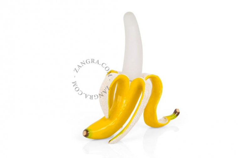 banana-shaped lamp