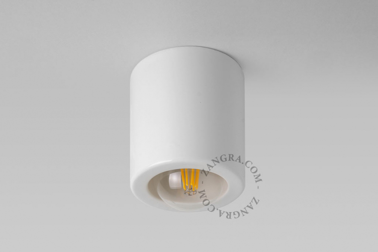ceiling spotlight porcelain indoor lighting LED E27