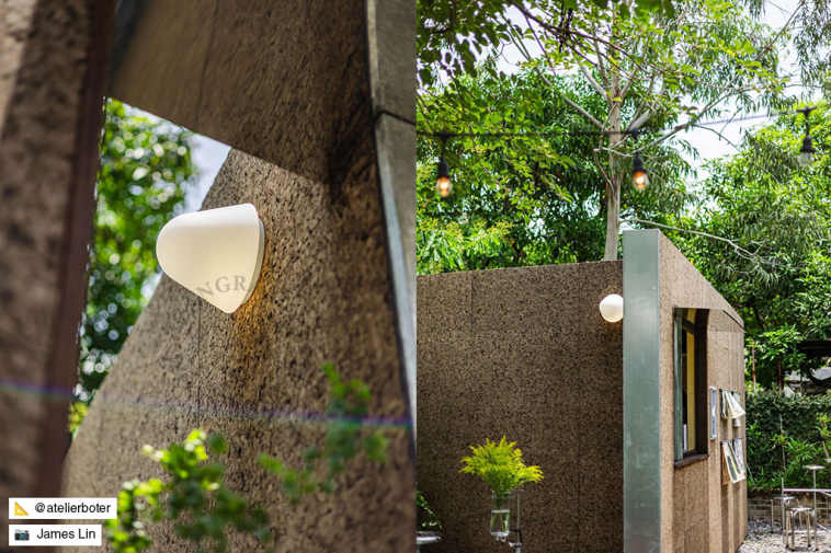 Opal glass wall or ceiling light for bathroom or outdoor use.