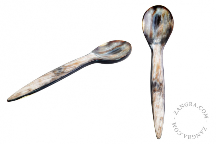 natural horn spoon
