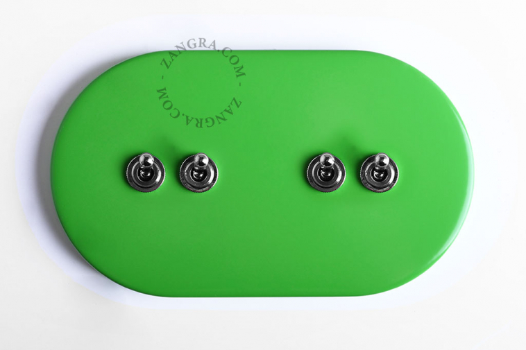 Large switch with 4 toggles.