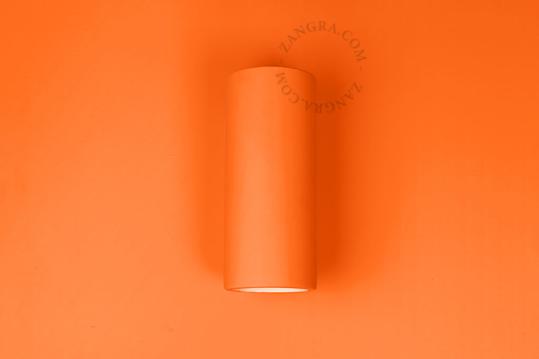 Up&down paintable plaster wall light.