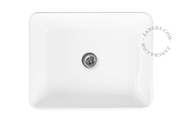 Lavabo de cerámica.