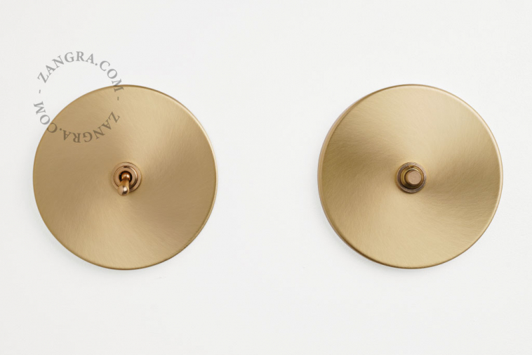 brass switch - brass pushbutton