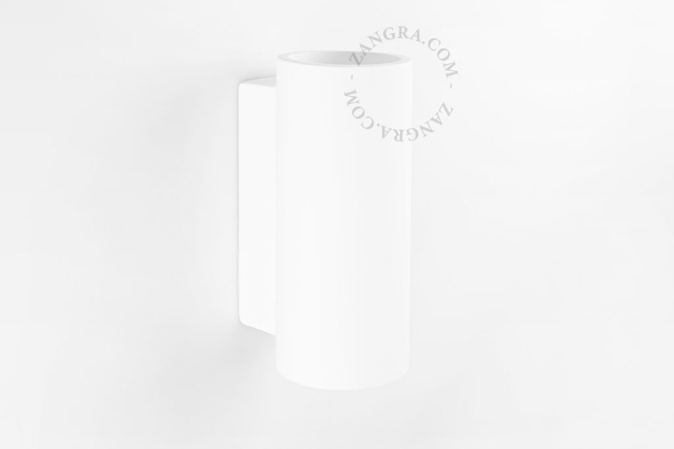 Up&down paintable plaster wall light.