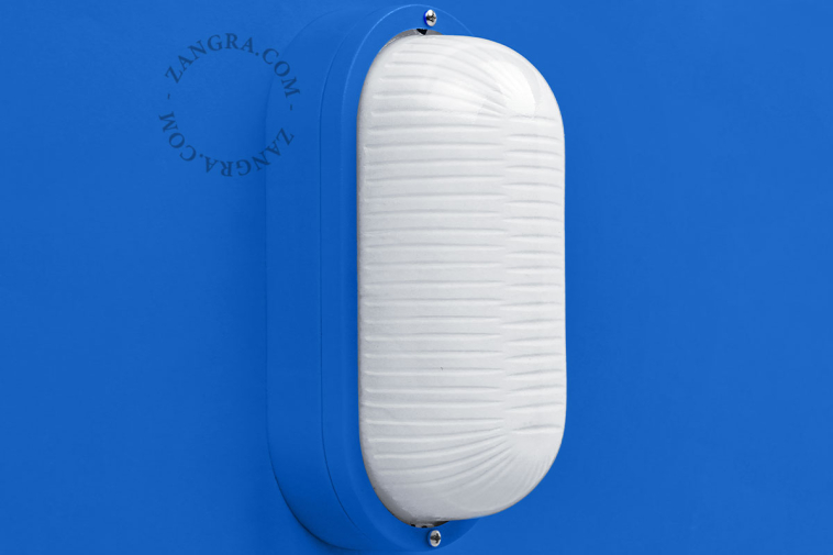 blue bulkhead light Dalida - IP44