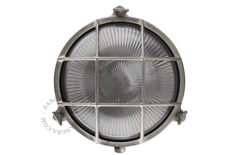 Applique tartaruga in ottone nichelato.