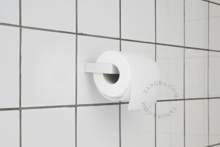 white metal toilet paper holder WC roll holder bathroom accessories