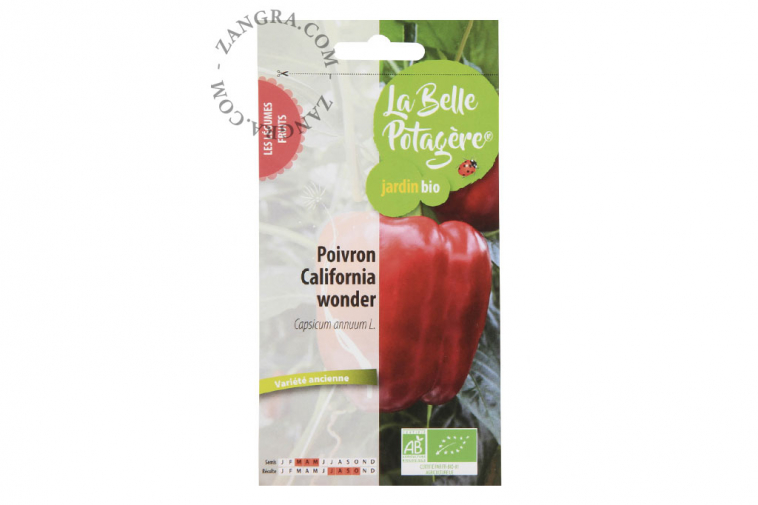 organic-seeds-pepper-california-wonder-gardening-vegetable-garden
