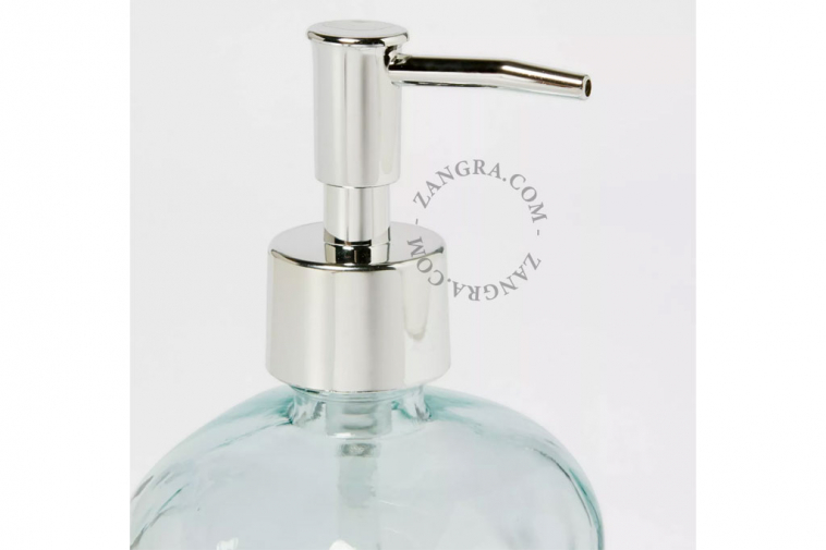 Glass pump bottle - 250 ml.