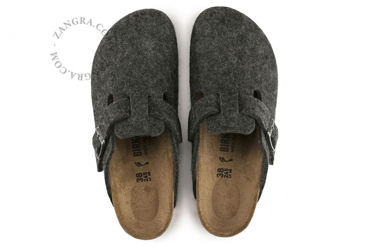 Birkenstock boston - anthracite | zangra